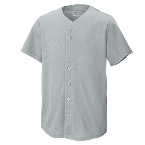 Youth PosiCharge ® Tough Mesh Full Button Jersey Thumbnail