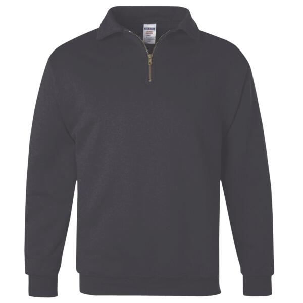 Unisex Nublend® Cadet Collar Quarter-Zip Sweatshirt Thumbnail