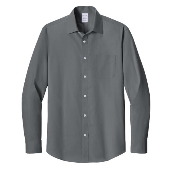 Wrinkle Free Stretch Pinpoint Spread Collar Shirt Thumbnail