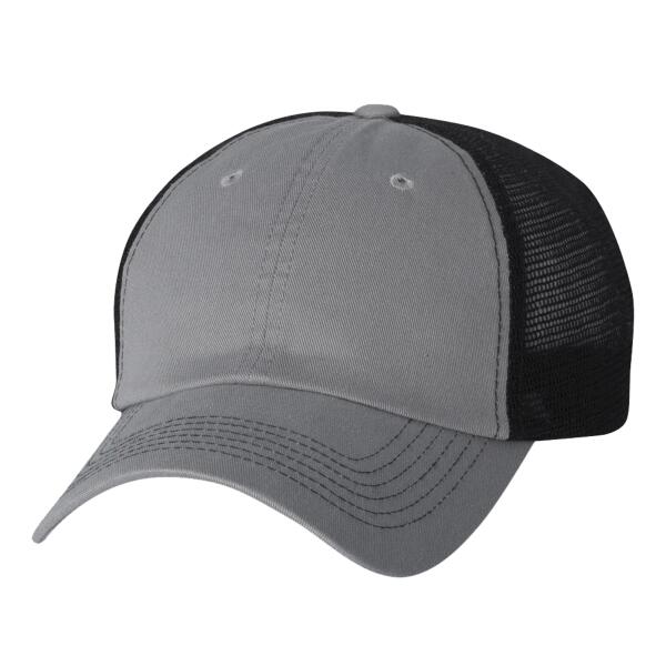 Contrast-Stitch Mesh-Back Cap Thumbnail