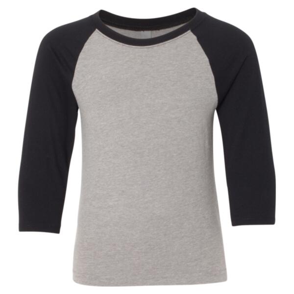 Youth CVC Three-Quarter Sleeve Raglan T-Shirt Thumbnail