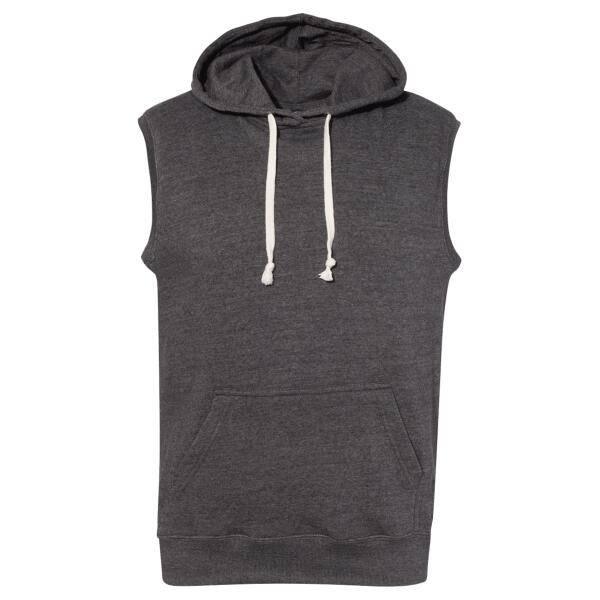 Men's Triblend Sleeveless Hooded Sweatshirt Thumbnail