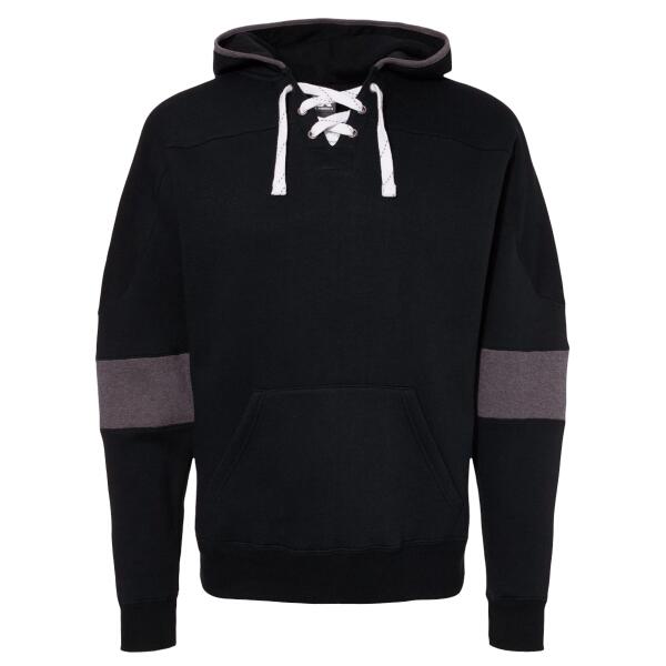 Men's Sport Lace Colorblocked Fleece Hooded Sweatshirt Thumbnail