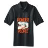 Heavyweight Cotton Pique Polo with Pocket Thumbnail