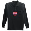 Long Sleeve Silk Touch Polo with Pocket Thumbnail
